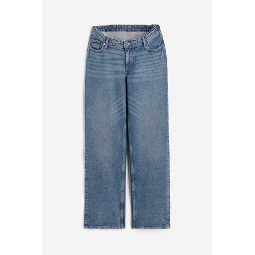 H & M - MAMA Before & After Wide Low Jeans - Niebieski H & M M H&M