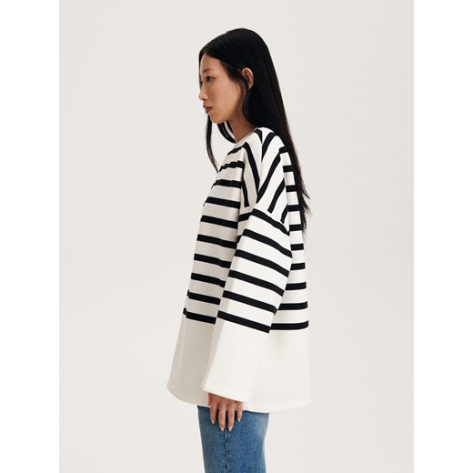 Reserved - Bluza w paski - Kremowy Reserved M Reserved