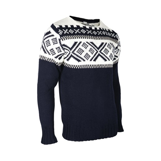 Sweter męski Dale of Norway VOSS sportofino-pl czarny abstrakcyjne wzory