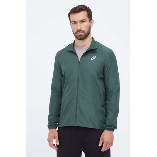 Asics wiatrówka Core kolor zielony przejściowa M ANSWEAR.com