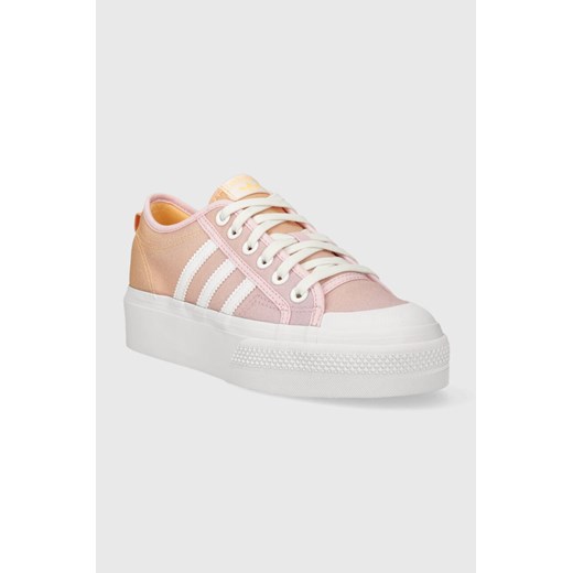 adidas Originals tenisówki Nizza Platform IG5050 damskie kolor różowy 38 PRM promocyjna cena