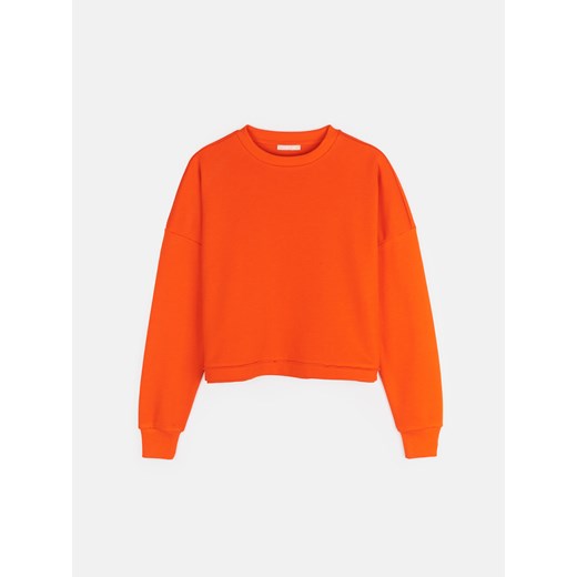 Bluza damska pomarańczowy Gate krótka 