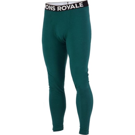 Spodnie męskie Mons Royale zielone z wełny 