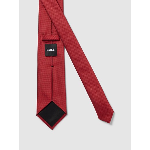 Krawat z jedwabiu z drobnym wzorem model ‘Tie’ One Size Peek&Cloppenburg 