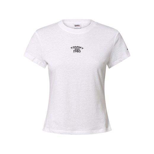 Tommy Jeans T-shirt damski Kobiety biały nadruk Tommy Jeans XS promocyjna cena vangraaf