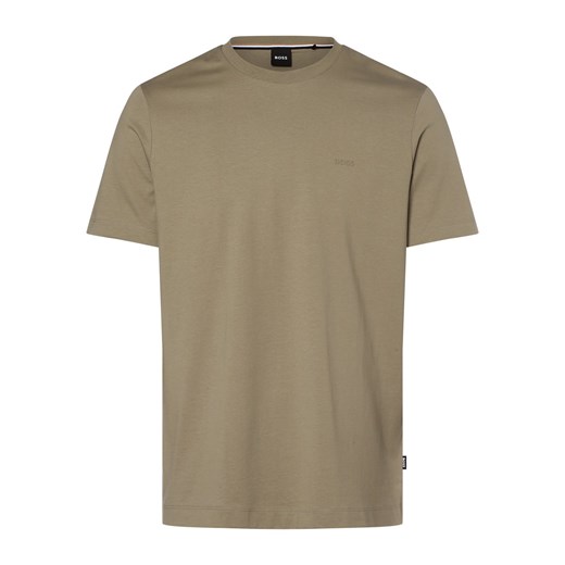 BOSS T-shirt męski Mężczyźni Bawełna trzcinowy jednolity XXL vangraaf