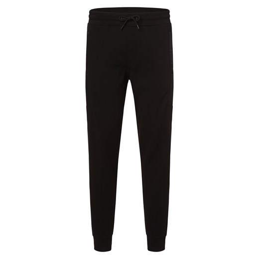 Calvin Klein Spodnie dresowe Mężczyźni Bawełna czarny jednolity ze sklepu vangraaf w kategorii Spodnie męskie - zdjęcie 162030739