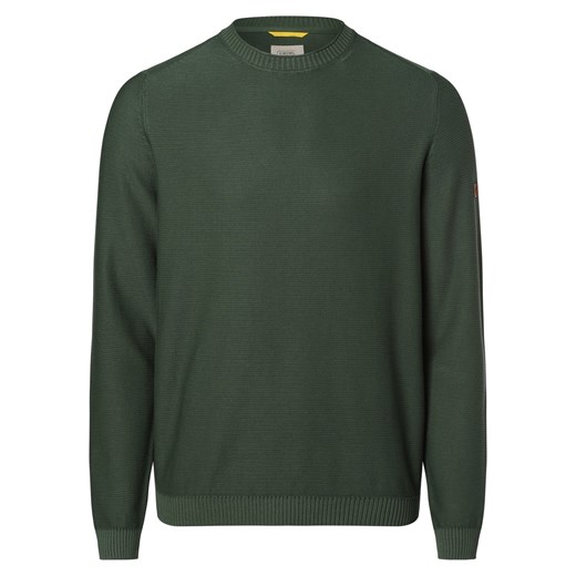 Camel Active Sweter męski Mężczyźni Bawełna zielony jednolity Camel Active XXL vangraaf