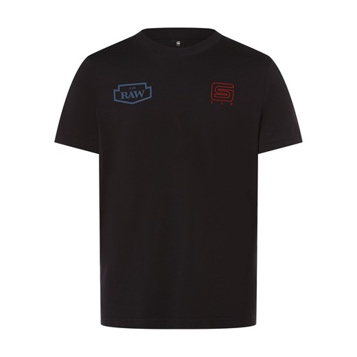 G-Star RAW T-shirt męski Mężczyźni Bawełna antracytowy nadruk ze sklepu vangraaf w kategorii T-shirty męskie - zdjęcie 162030828