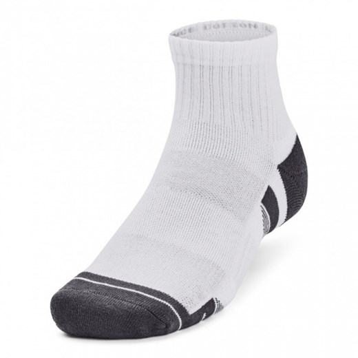 Skarpetki treningowe uniseks (3-pack) Under Armour UA Performance Cotton 3p Qtr - białe ze sklepu Sportstylestory.com w kategorii Skarpetki męskie - zdjęcie 162032509