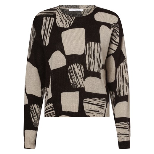 Betty & Co Sweter damski z dodatkiem moheru Kobiety antracytowy wzorzysty Betty & Co 38 vangraaf