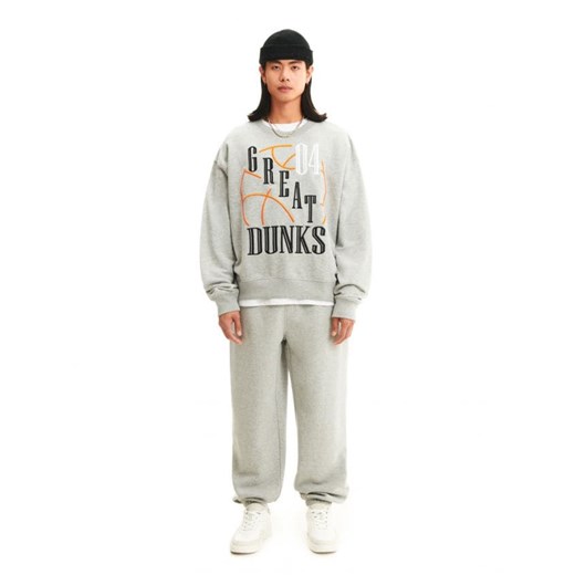 Cropp - Szare dresowe joggery - jasny szary Cropp L Cropp
