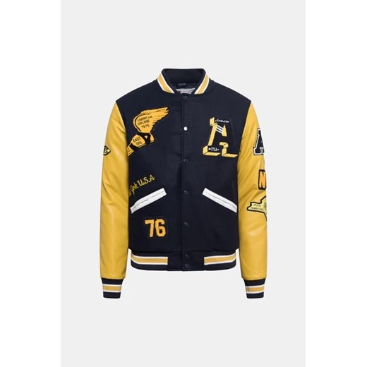 AMERICAN COLLEGE Kurtka bomberka z wełną - Wielokolorowy - Mężczyzna - 2XL(2XL) American College XL (XL) promocja Halfprice