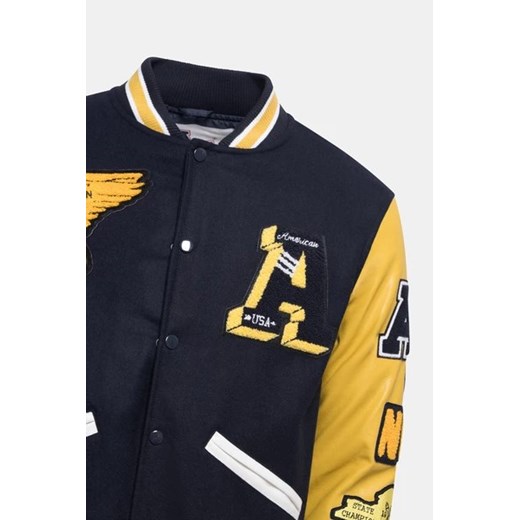 AMERICAN COLLEGE Kurtka bomberka z wełną - Wielokolorowy - Mężczyzna - 2XL(2XL) American College L (L) wyprzedaż Halfprice