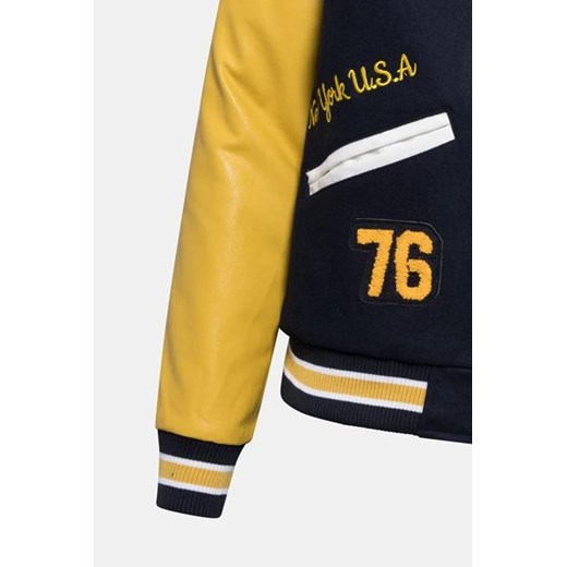 AMERICAN COLLEGE Kurtka bomberka z wełną - Wielokolorowy - Mężczyzna - 2XL(2XL) American College XL (XL) wyprzedaż Halfprice