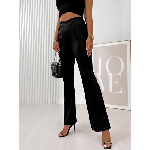 spodnie duro czarne uni ze sklepu UBRA w kategorii Spodnie damskie - zdjęcie 162038765