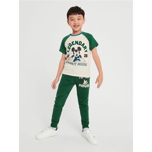 Sinsay - Spodnie dresowe Myszka Miki - zielony ze sklepu Sinsay w kategorii Spodnie chłopięce - zdjęcie 162042888