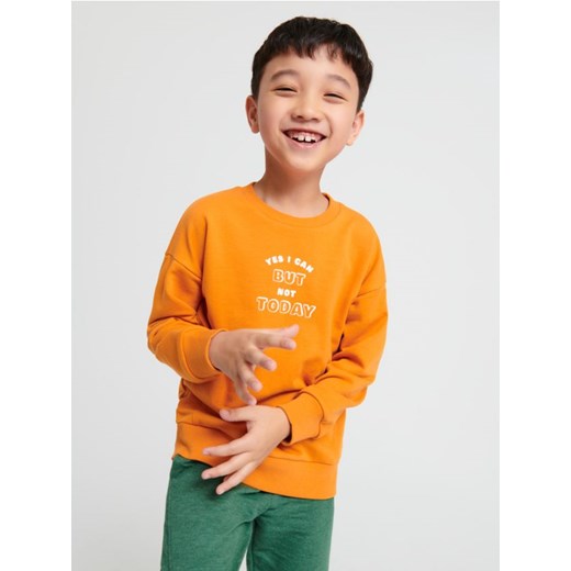 Sinsay - Bluza - pomarańczowy ze sklepu Sinsay w kategorii Bluzy chłopięce - zdjęcie 162042907