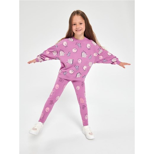 Sinsay - Legginsy - fioletowy Sinsay 122 Sinsay
