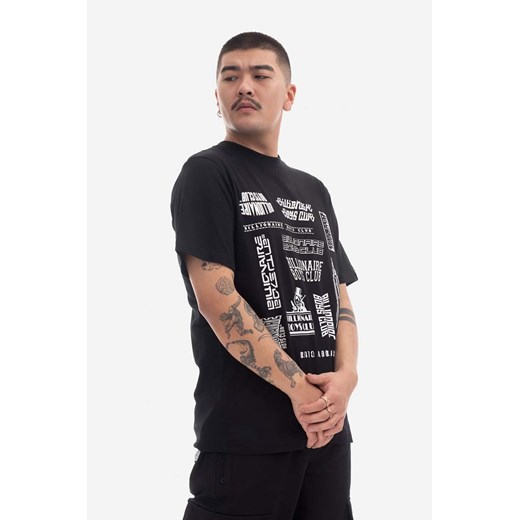 Billionaire Boys Club t-shirt bawełniany kolor czarny z nadrukiem B23133-WHITE ze sklepu PRM w kategorii T-shirty męskie - zdjęcie 162045546