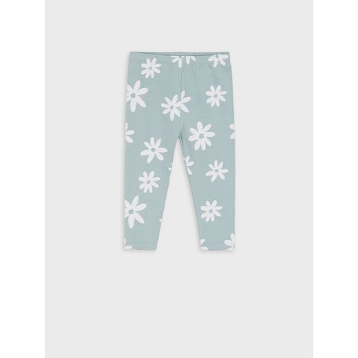 Sinsay - Legginsy 2 pack - zielony Sinsay 62 okazyjna cena Sinsay