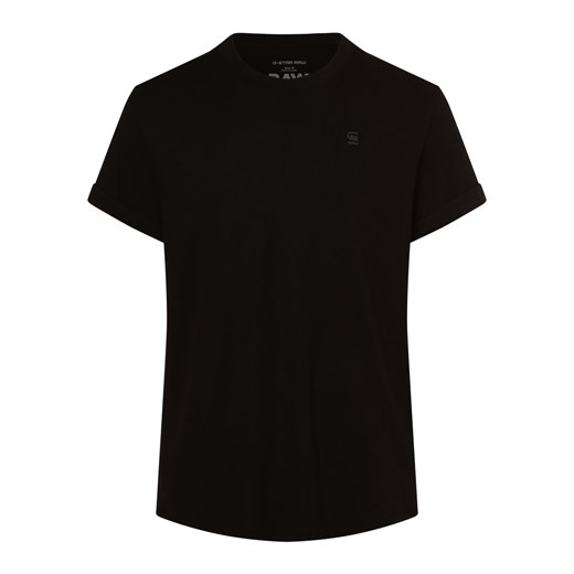 G-Star RAW T-shirt męski Mężczyźni Bawełna czarny jednolity L vangraaf