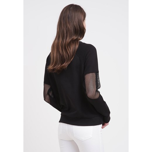 TWINTIP Bluza black zalando czarny bez wzorów/nadruków