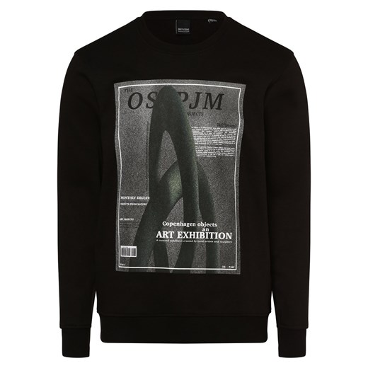 Only&Sons Męska bluza nierozpinana Mężczyźni Bawełna czarny nadruk ze sklepu vangraaf w kategorii Bluzy męskie - zdjęcie 162055936