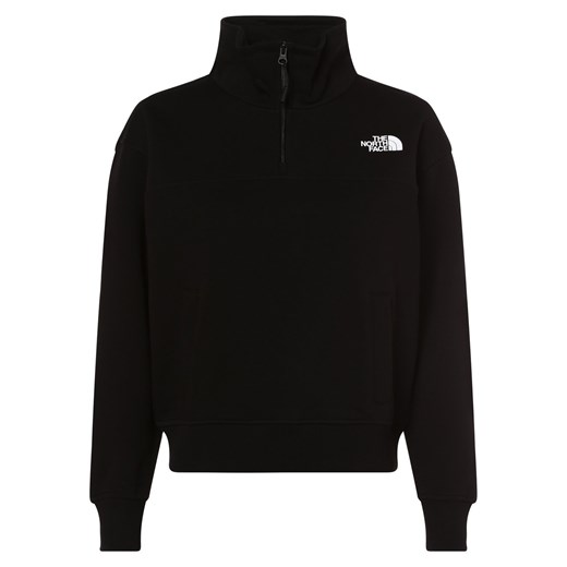 The North Face Damska bluza nierozpinana Kobiety Bawełna czarny jednolity ze sklepu vangraaf w kategorii Bluzy damskie - zdjęcie 162056035