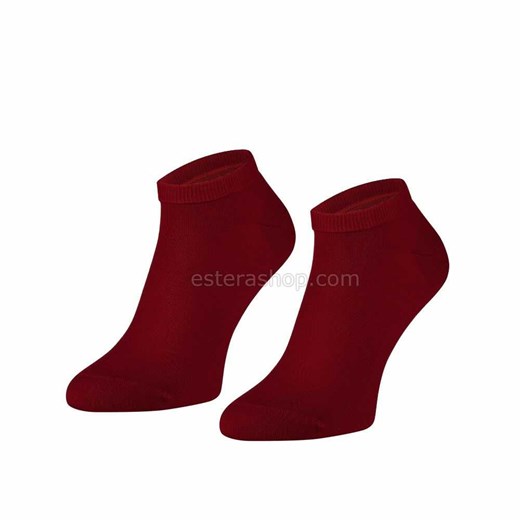 Skarpetki męskie Regina Socks czerwone z wełny 