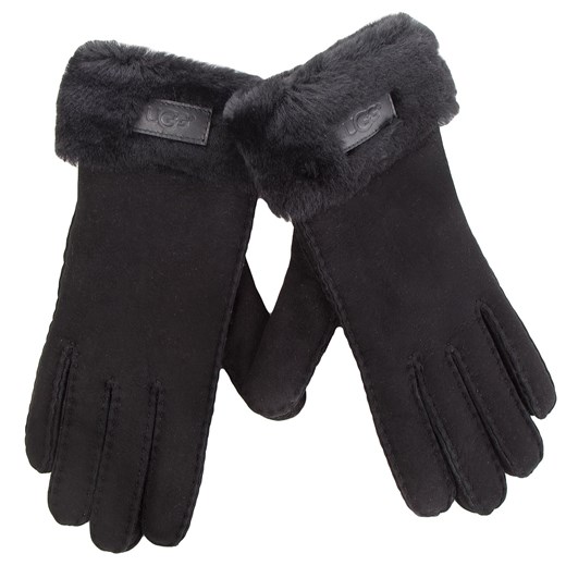 Rękawiczki Damskie Ugg W Turn Cuff Glove 17369 Black L eobuwie.pl