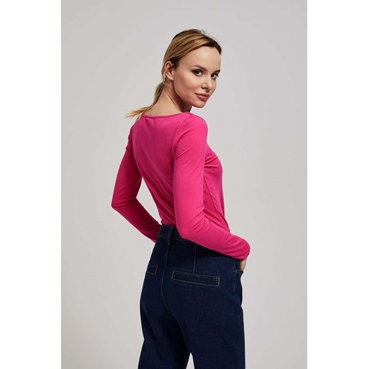 Dopasowana bluzka z długimi rękawami M Moodo.pl