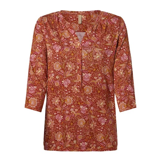 soyaconcept® Koszulka damska Kobiety Bawełna czerwony wzorzysty ze sklepu vangraaf w kategorii Bluzki damskie - zdjęcie 162081435