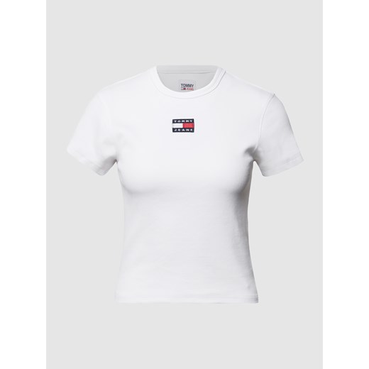 T-shirt z naszywką z logo Tommy Jeans L promocja Peek&Cloppenburg 