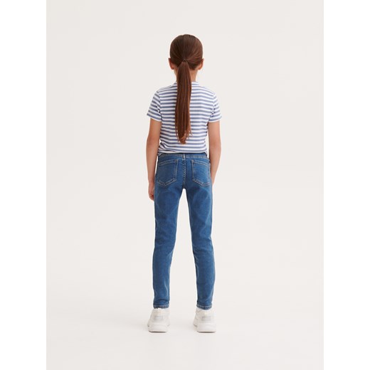 Spodnie dziewczęce Reserved jeansowe 