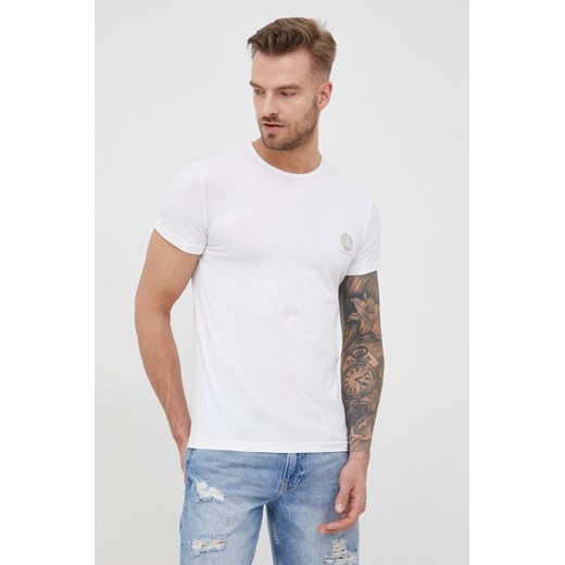 Versace t-shirt (2-pack) męski kolor biały z nadrukiem AU10193 ze sklepu PRM w kategorii T-shirty męskie - zdjęcie 162095678