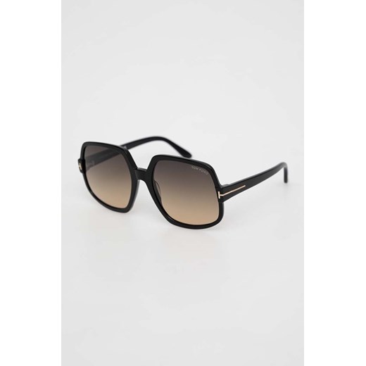 Tom Ford okulary przeciwsłoneczne damskie kolor czarny Tom Ford 60 okazyjna cena PRM