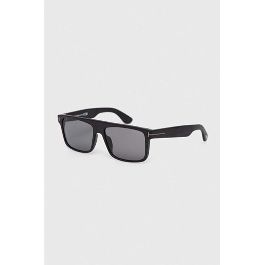 Tom Ford okulary przeciwsłoneczne męskie kolor czarny Tom Ford 58 PRM promocja