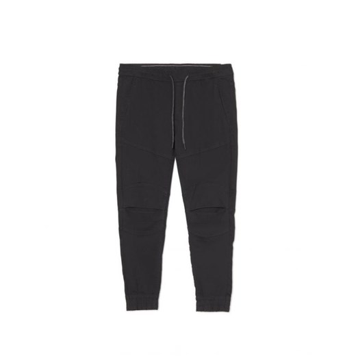 Cropp - Czarne jeansowe joggery - czarny ze sklepu Cropp w kategorii Spodnie męskie - zdjęcie 162097135