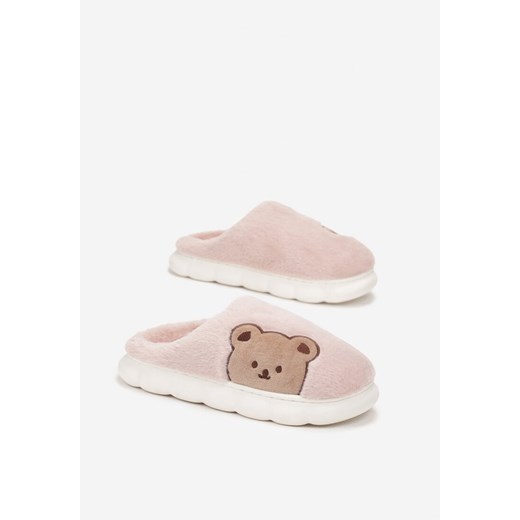 Kapcie damskie różowe Born2be casual