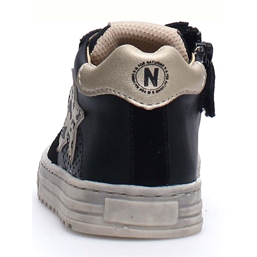 Naturino Skórzane sneakersy &quot;Hess&quot; w kolorze czarnym Naturino 29 wyprzedaż Limango Polska