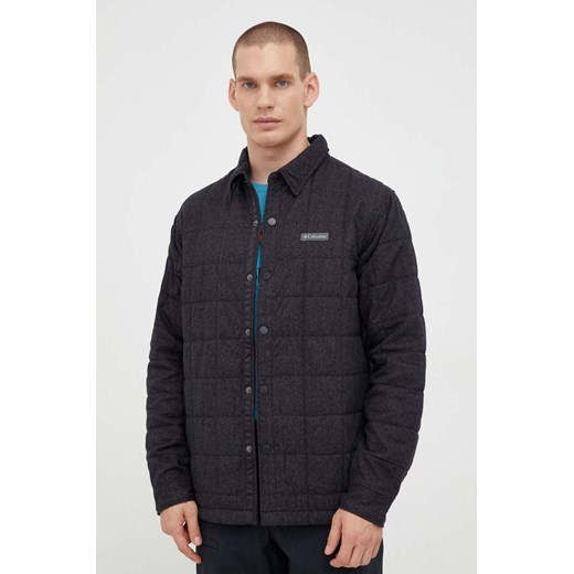 Columbia kurtka Landroamer Quilted męska kolor czarny  2054721 ze sklepu ANSWEAR.com w kategorii Kurtki męskie - zdjęcie 162108995