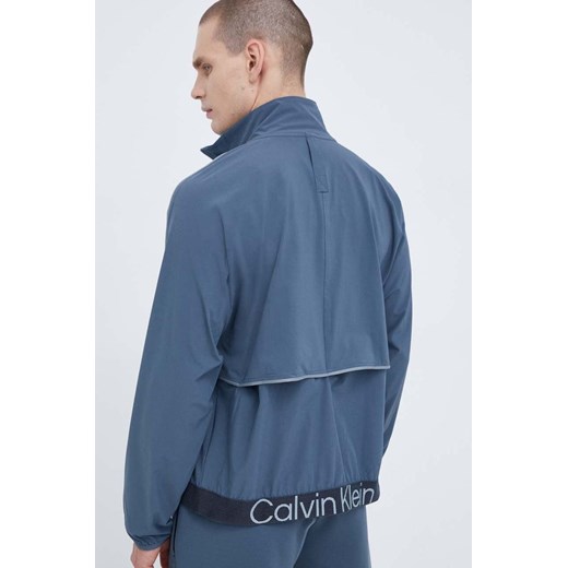 Calvin Klein Performance kurtka sportowa kolor szary przejściowa ze sklepu ANSWEAR.com w kategorii Kurtki męskie - zdjęcie 162109137