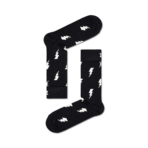 Happy Socks skarpetki Flash Sock kolor czarny ze sklepu ANSWEAR.com w kategorii Skarpetki damskie - zdjęcie 162109275