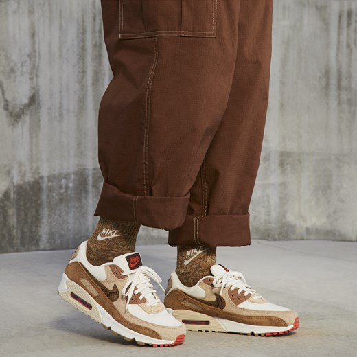 Buty damskie Nike Air Max 90 AMD - Brązowy Nike 37.5 Nike poland