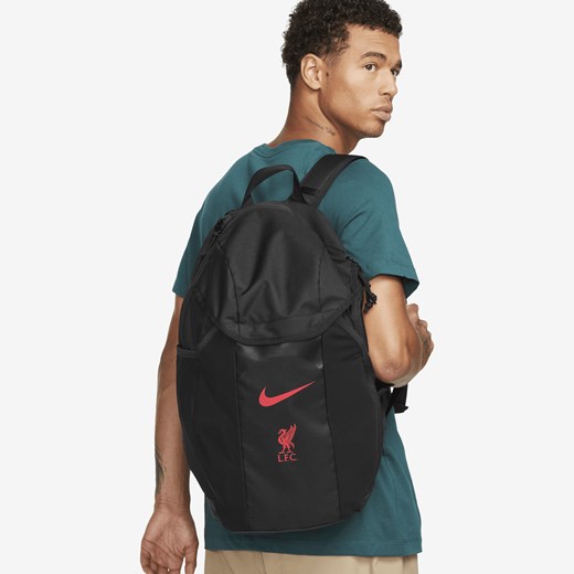 Plecak piłkarski Liverpool F.C. Academy (30 l) - Czerń Nike JEDEN Nike poland