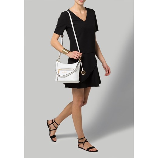 MICHAEL Michael Kors RHEA Torebka optic white zalando szary z zamkiem