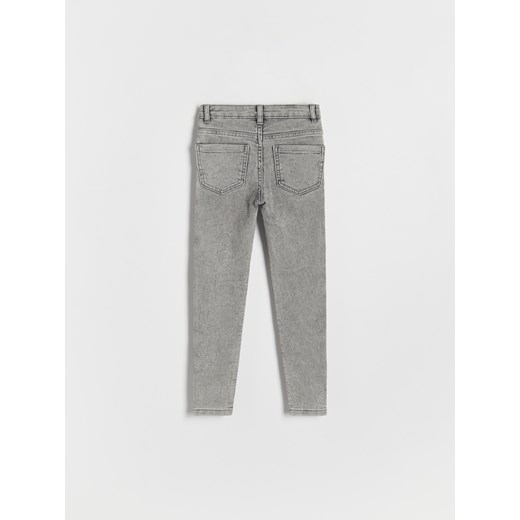 Reserved - Jeansy skinny super soft - Jasny szary Reserved 116 (5-6 lat) Reserved