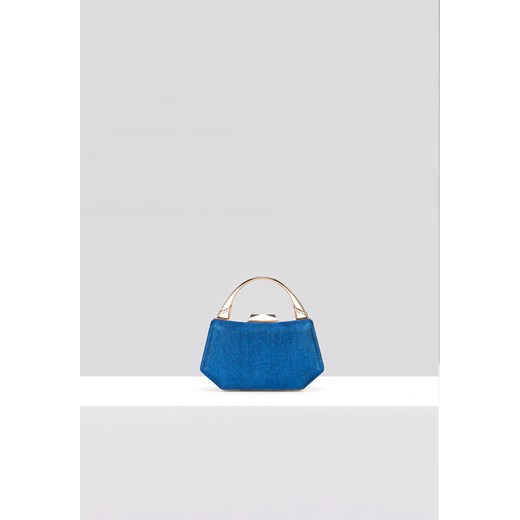 Kobaltowa brokatowa torebka do ręki ze sklepu Molton w kategorii Kopertówki - zdjęcie 162120767