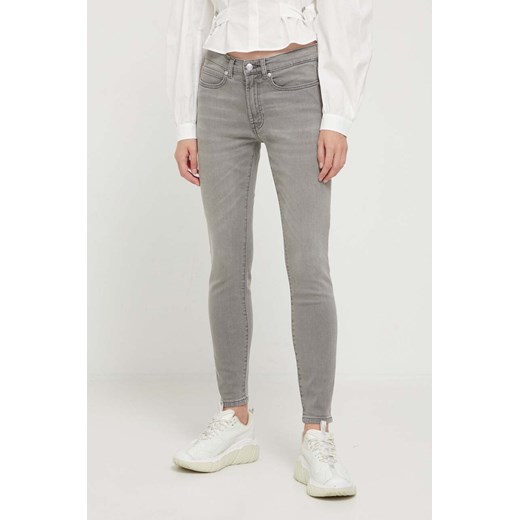 HUGO jeansy 932 damskie kolor szary 26/32 ANSWEAR.com